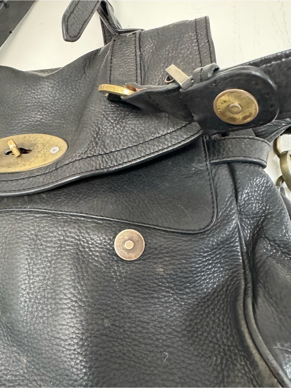 Black Bayswater leather Bag - Picture 3 of 10